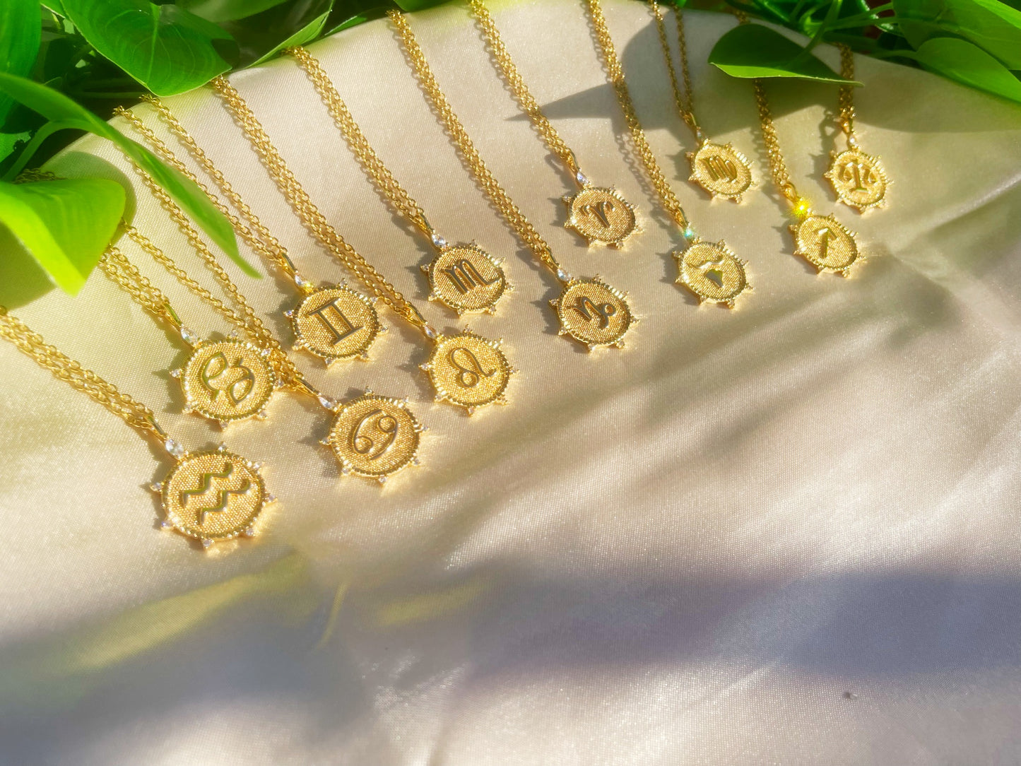 Zodiac Diamond Necklaces