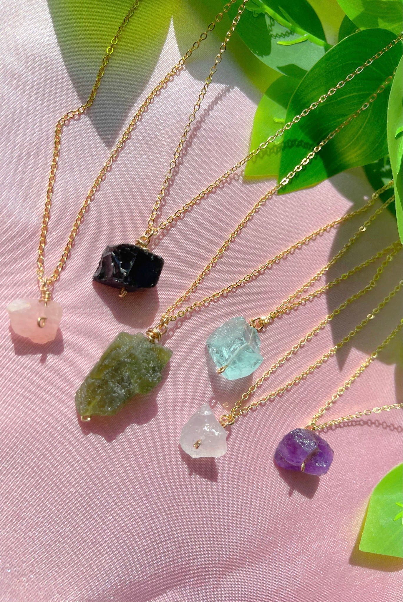 HEALING CRYSTAL NECKLACES