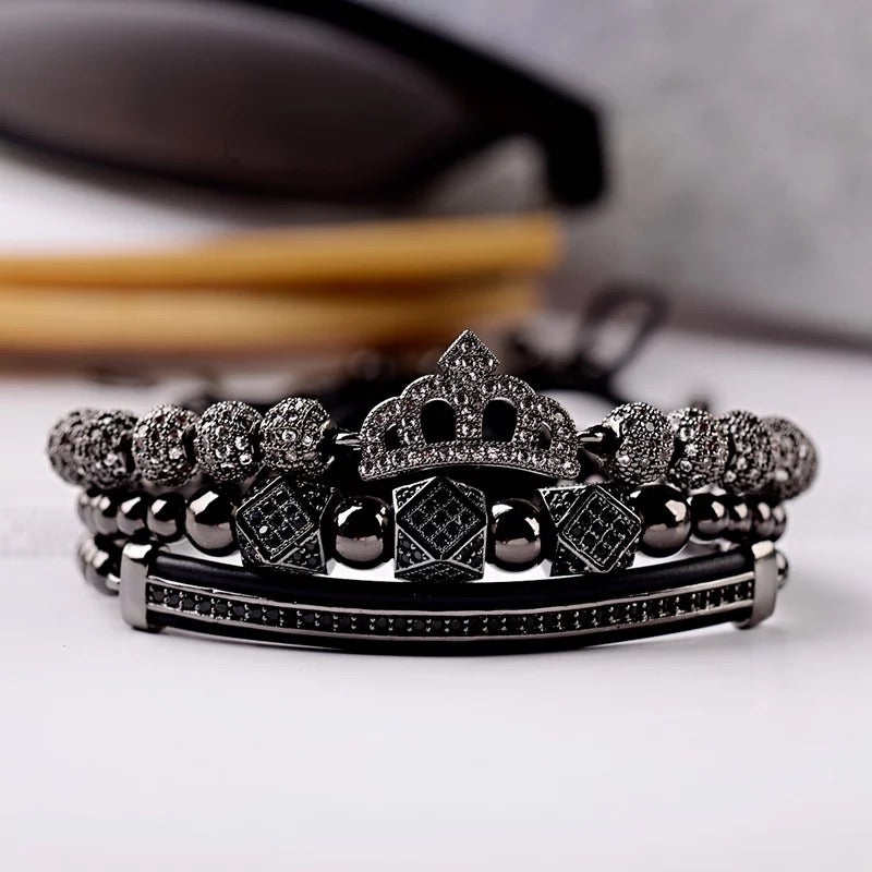 Luxury crown men bracelet