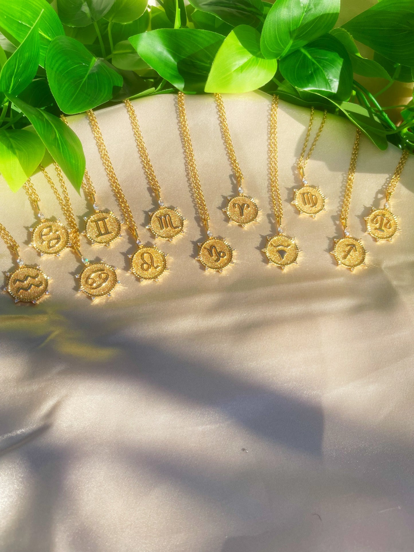 Zodiac Diamond Necklaces