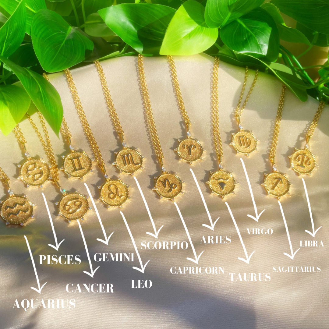 Zodiac Diamond Necklaces