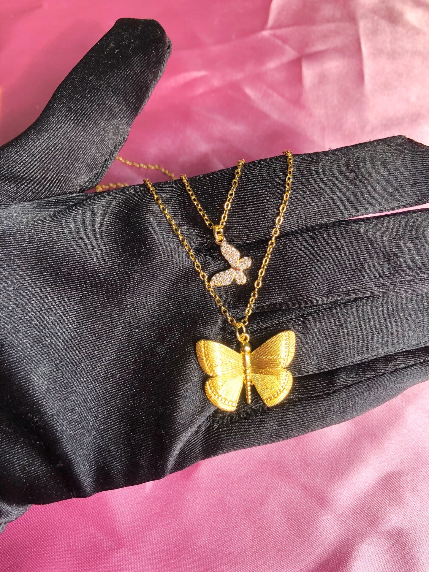 Golden Flutter Layered set